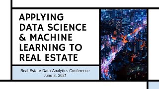 PropertyQuants presents at REHDA Institute&#39;s Real Estate Data Analytics Conference on June 3, 2021