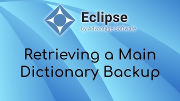 Retrieving a Main Dictionary Backup