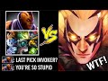 WTF MEGACREEPS God Invoker vs 1000 XPM Anti-Mage 13 Items Most Epic Magic Show Combo Comeback Dota 2