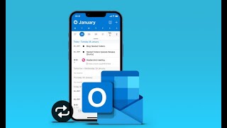 how to sync outlook calendar with iphone