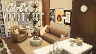 Квартира девушки👠│Строительство│Girl's Apartment│SpeedBuild│NO CC [The Sims 4]
