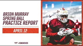 FB: Spring Ball Practice Report (Tuesday, April 12)