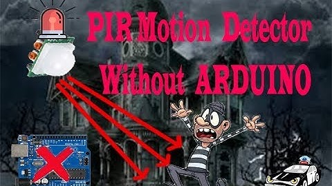 How to make a "PIR MOTION SENSOR/DETECTOR" on a Breadboard?