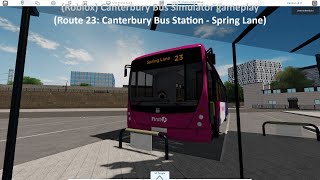 (Roblox) Canterbury Bus Simulator Gameplay (17/11/21) screenshot 4