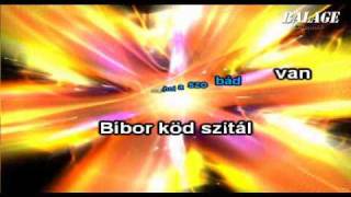 Video thumbnail of "P-Box - A zöld a bíbor és a fekete (karaoke)"