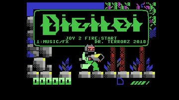 Lass uns spielen (shortplay) - COMMODORE C64 - DIGILOI - PETSCII Graphics Game 2018