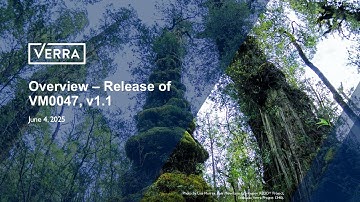 Overview – Release of VM0047, v1.1