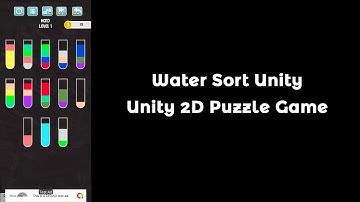 Water Sort Game Unity | LineStudio | Unity 2D Puzzle Game Template | 2D Game Unity