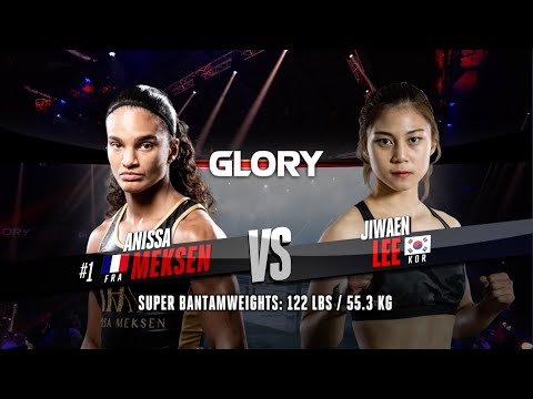 GLORY 75: Anissa Meksen v Jiwaen Lee