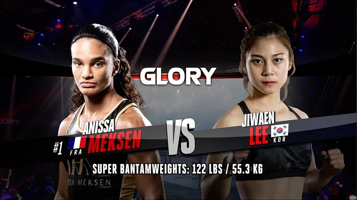 GLORY 75: Anissa Meksen v Jiwaen Lee