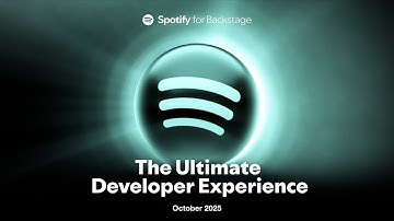 Spotify for Backstage Webinar, Oct 2025 | The Ultimate Developer Experience