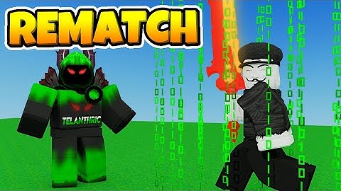 I 1v1ed a TOXIC HACKER in Roblox BedWars REMATCH