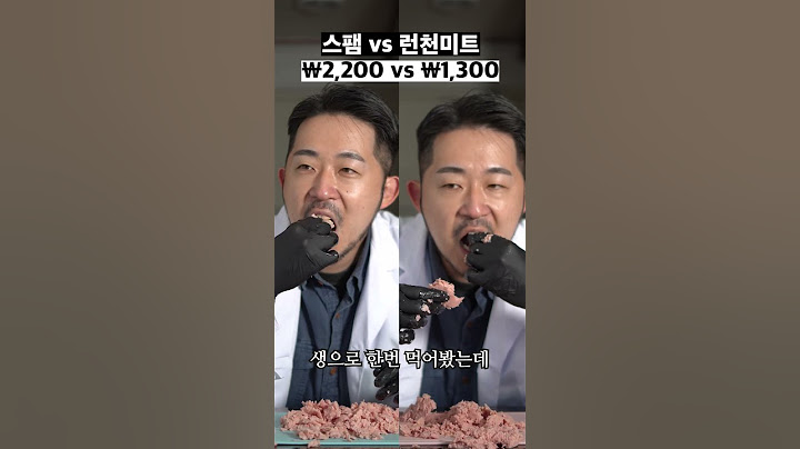 밥도둑! 스팸 vs 런천미트 비교 실험 6가지 #스팸 #런천미트 #싼거 #비싼거 #저렴이 #고렴이 #비교 #실험