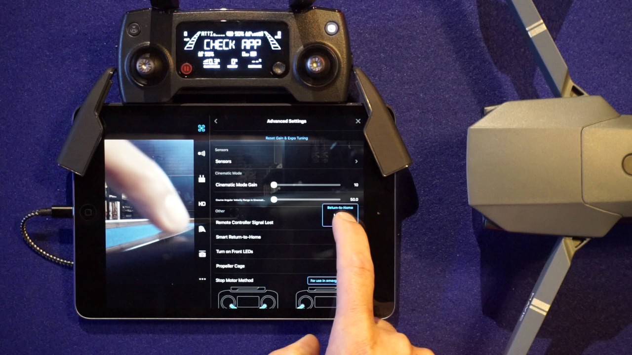 dji mavic pro indoor mode