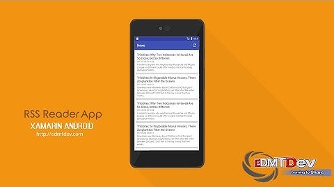 Xamarin Android Tutorial - RSS Reader