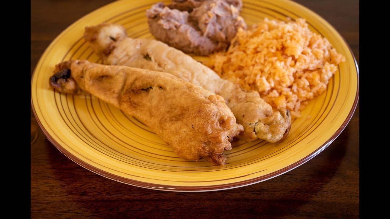 Beer Battered Hatch Chile Relleno Recipe YouTube