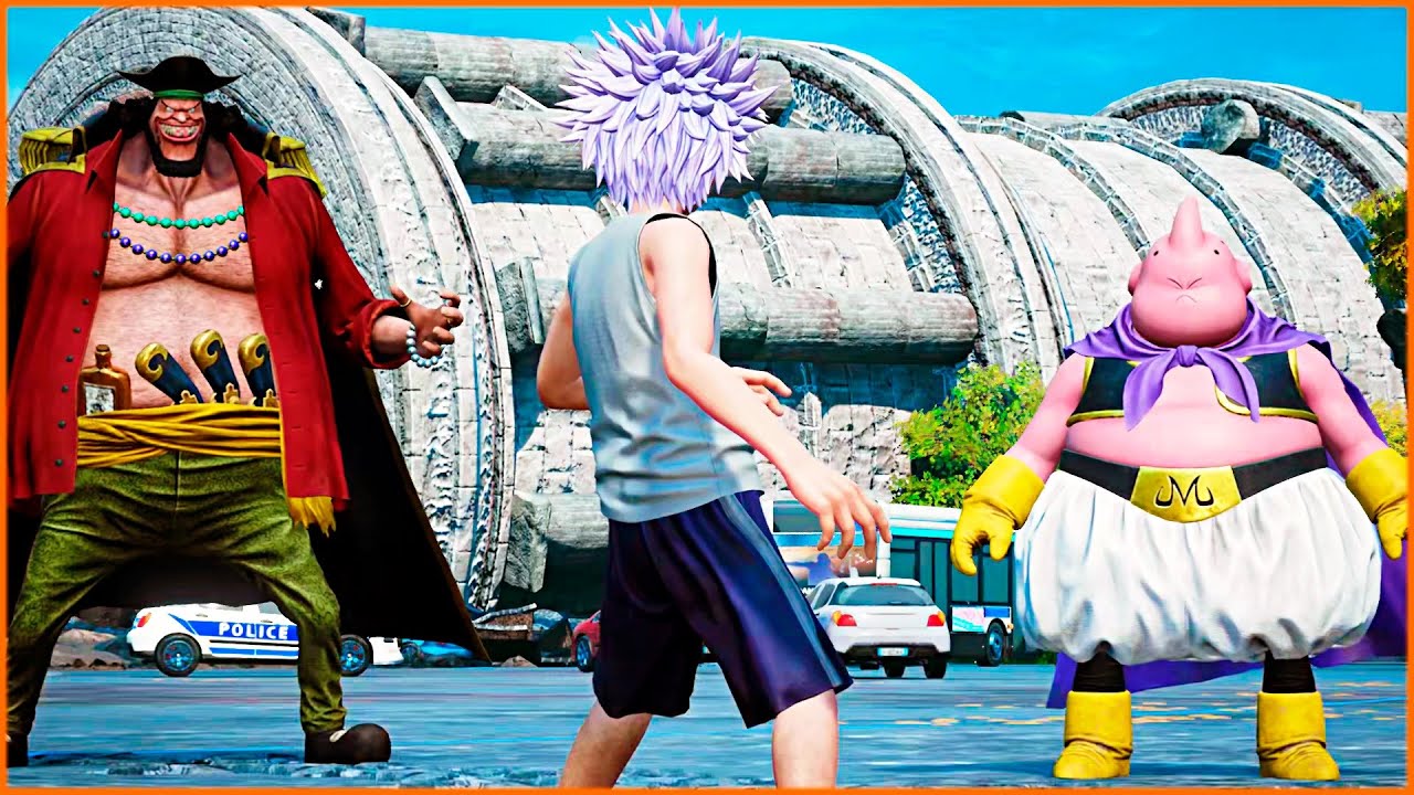 Killua Meets Majin Buu and Blackbeard | Jump Force Game