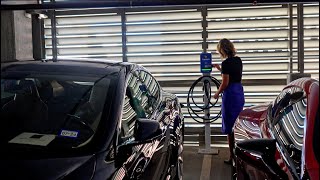 Watch a Smart, Networked EV Charging System in Action! - The Windrose Tower Installation