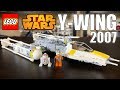 LEGO Star Wars 2007 Y-Wing Fighter Review! Set 7658!