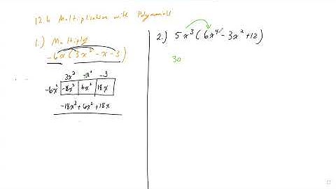 12.6 Multiplication with Polynomials