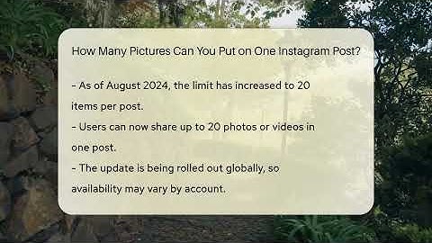 How Many Pictures Can You Put on One Instagram Post? - Everyday-Networking