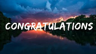 Post Malone - Congratulations (Lyrics) ft. Quavo Lyrics Video