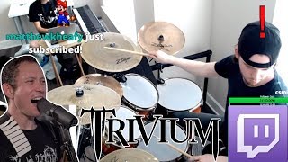 TRIVIUM (matthewkheafy) RAIDS MY STREAM!
Follow me on twitch: http://www.twitch.tv/donutdrums
Follow matthewkheafy on twitch: twitch.tv/matthewkheafy
★ Support DonutDrums : https://www.patreon.com/donutdrums
★ Ko-fi : ko-fi.com/donutdrums
★ Merch : https://streamlabs.com/donutdrums/merch
★ Donate : https://goo.gl/n580VP
★ Instagram : https://www.instagram.com/mattdonutdrums/
★ Twitter : https://twitter.com/DonutDrums
★ Facebook : https://www.facebook.com/donutdrumsmusic
★ My VGM Albums : https://itunes.apple.com/us/album/donutdrums-vol.-iii/id1151558783
★ Vlog Channel : http://bit.ly/2gBwpPH
What seemed like an average stream turned in to chaos! Out of nowhere Matt Heafy from Trivium raids my stream with his viewers and all hell breaks loose. His awesome followers caused my follow notifications to completely stop working after a while. It was amazing! My channel hasnt been the same since. Huge thanks to Matt for the raid and thanks to his amazing followers. He has one of the best fan bases! Please give him a follow on twitch.
Follow matthewkheafy on twitch: twitch.tv/matthewkheafy
My Kit: (links help support me directly)
Zildjian L80 Cymbals: https://amzn.to/2m8bt5F
Remo Silentstroke: https://amzn.to/2nFp9Wq
Roland Single Trigger: https://amzn.to/2osto87
Roland Dual Trigger: https://amzn.to/2ornILx
Roland Kick Trigger: https://amzn.to/2m5pRLY
Pintech RS-5 Trigger: https://amzn.to/2mVLoqP
Roland TD-9: https://amzn.to/2mUVecG
Zildjian Gen16 Splash: https://amzn.to/2m9k9sF
Zildjian Gen16 China: https://amzn.to/2m8VbcN
Roland Crash Cymbal: https://amzn.to/2mVQZgP
Roland Ride Cymbal: https://amzn.to/2m8VWCF
Roland Hi-Hat: https://amzn.to/2nIRtHh
Roland Hi-Hat Pedal: https://amzn.to/2nIN3QG
Focusrite Scarlett 2i2: https://amzn.to/2oskuaF
Pearl DR80 Rack: https://amzn.to/2mdXR9c TRIVIUM (matthewkheafy) RAIDS MY STREAM!