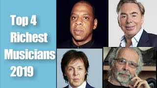Top 4 richest musicians in the world 2019 and their net worth