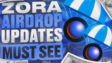 🔴 Zora Airdrop Updates 🚀 Be Sure To Do This #zora  #airdrop