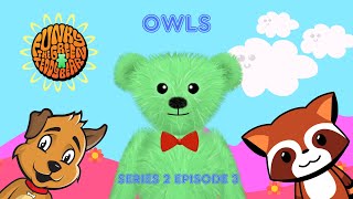 Funky the Green Teddy Bear - Owls - Preschool Fun for Everyone! Series 2 Episode 3