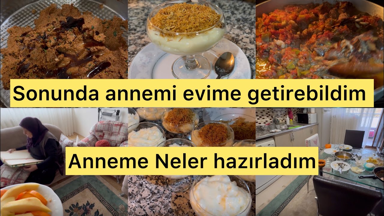 SONUN’DA ANNEM EVİME GELDİ❌GÜN BOYU NELER   HAZIRLADIM❌AKŞAMA HABERSİZ MİSAFİR🤦‍♀️GÜNLÜK VLOG