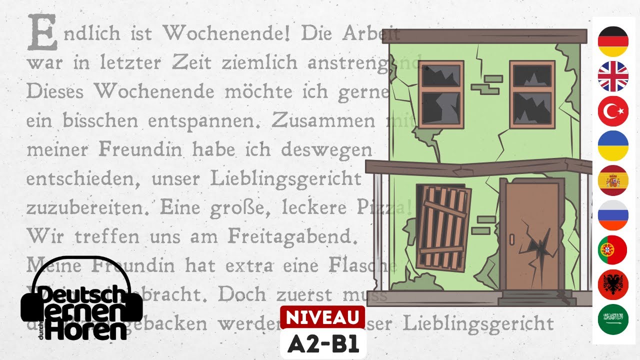 #739 Deutsch lernen mit Geschichten | Deutsch lernen durch Hören - A2-B1 - zum Hören und Lesen