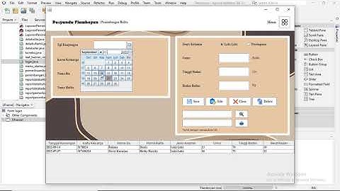 Ravastara, Rancangan Sistem Informasi Posyandu Flamboyan Menggunakan Java Netbeans