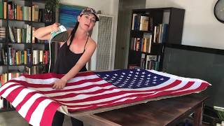 AMERICAN FLAG TRUCK HEADLINER | DIY | BRONCO