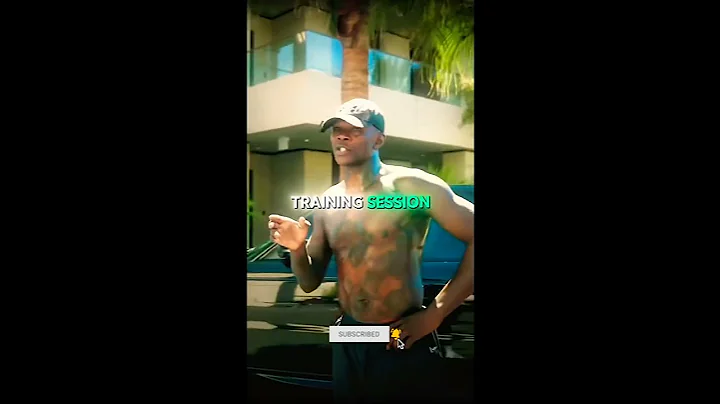 UFC Champion Humbled by David Goggins. #davidgoggins #israeladesanya #viralvideo