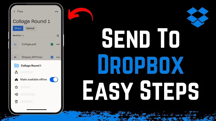 How to Send to Dropbox ! EASY STEPS