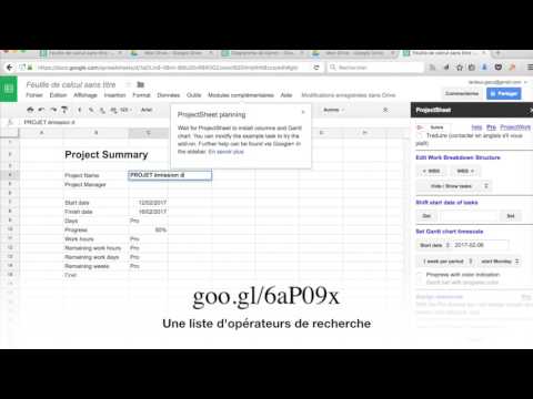 Vidéo: Comment créer un diagramme de Gantt dans Google Docs ?