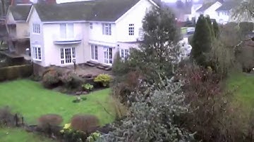 Syma X5C-1 - first flight (and crash into a tree)