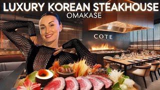 Luxury Korean Steakhouse Experience: COTE Miami Omakase Review | Best Dining in Design District