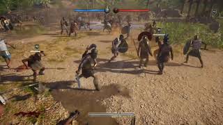 Assassins Creed Odyssey - Conquest Battle with no Abilities. Sword of Yumminess and Epic Armor.