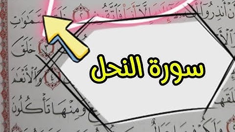 📌سورة النحل📌 كلمات يخطئ البعض في قراءتها#تجويد #تصحيح_التلاوة