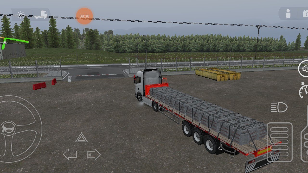 UNIVERSAL TRUCK SIMULATOR MOBILE GAMEPLAY- DRIVING SCANIA ON MY WAY TO MUNICH.WE DON'T RUSH 🚛