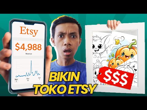 LENGKAP! Tutorial Bikin Toko Etsy Hingga Dapat Orderan | Cara Hasilkan Uang dari Internet