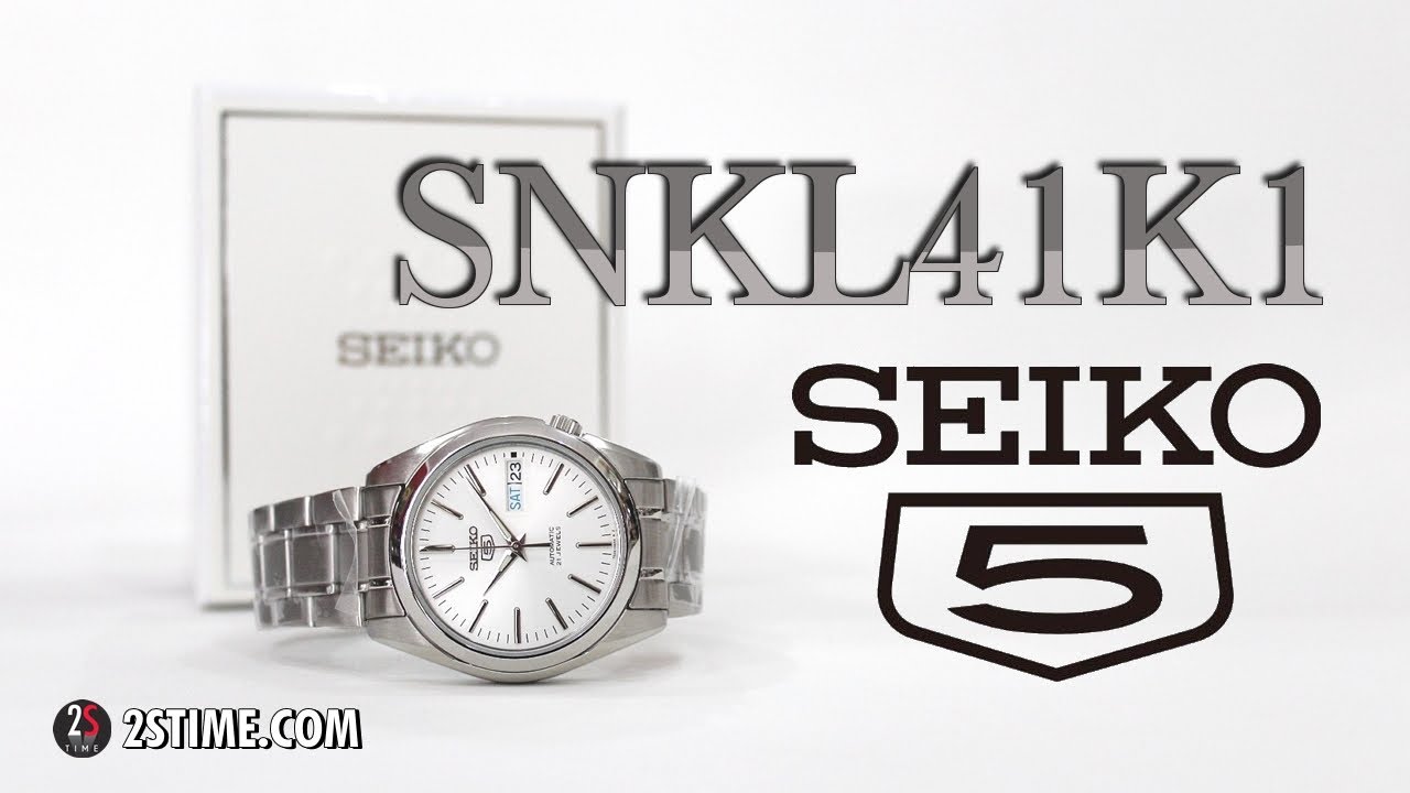 SEIKO 5 Series SNKL41K1 | The Best Entry Level Elegant Watches - YouTube