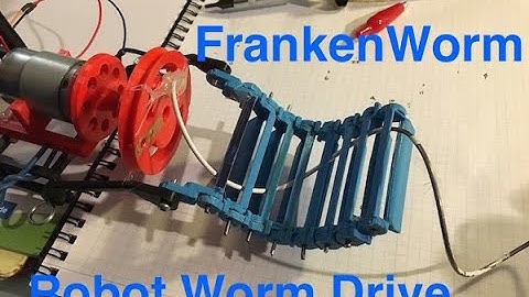 Milli - A bio-inspired Robot Worm (drive) - Frankenstein Prototype Test