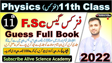 1st year Physics Guess Paper 2022, FSC part 1 Physics guess paper 2022 , ICS Phyics Guess Paper 2022