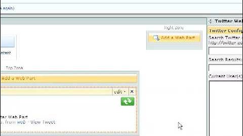 MossTools Twitter Web Part Installation
