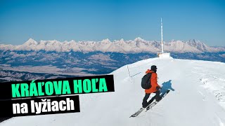 Kráľova hoľa: zimná turistika na lyžiach