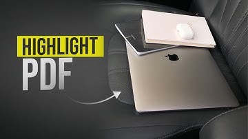 How to Highlight PDF in Macbook (tutorial)