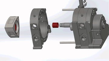 Motor Wankel em Solidworks
